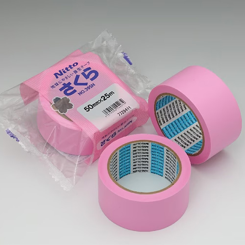 日東 養生テープ No.395N 50mm×25m さくら色 395N-50
