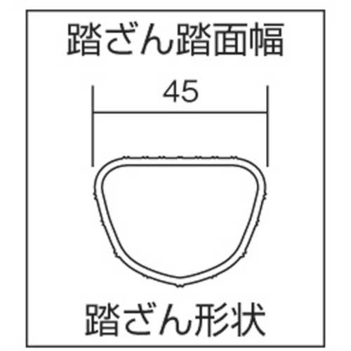 【廃番】ピカ 1連はしごプロ1PRO型 5.1m 1PRO-51