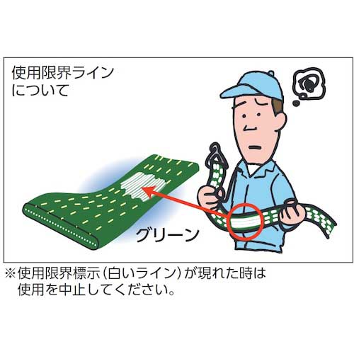 TRUSCO 強力型ベルト荷締機 SUS金具 38mm幅 400kg Jフック GX38S-400J