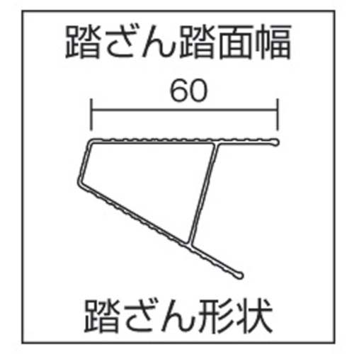 ピカ はしご兼用脚立スーパージョブJOB型 4尺 JOB-120Eの通販｜現場市場