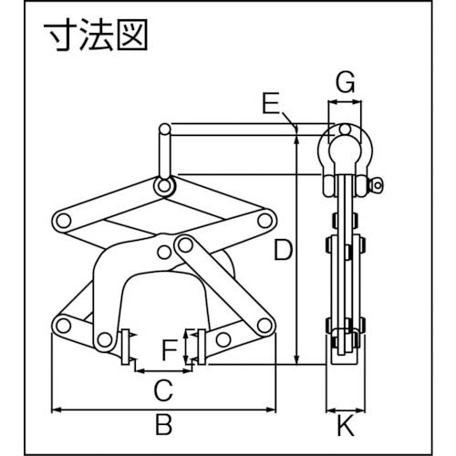 HHH パレットプーラー 1t PP1TONの通販｜現場市場