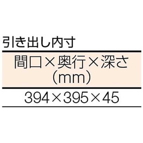 TRUSCO CFWR型作業台 900X600XH740 薄型2段引出付 CFWR-0960UDK2の通販