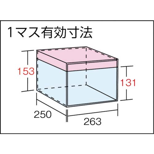 TRUSCO スチール製区分棚 KB型 コボレ止め付 W875×D250×H925 3列5段 KB