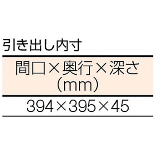 TRUSCO LEWR型作業台 1800X750XH740 薄型1段引出付 LEWR-1800UDK1の