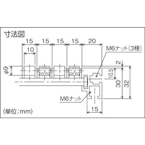 三鈴 ミニホイールコンベヤ ミニパラMP09型 幅100 1600 mm MP09-100116