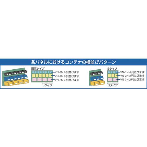 TRUSCO コンテナラックパネル 910X600XH1240 T-1200Wの通販｜現場市場