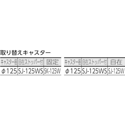 TRUSCO カゴ車 ハイテナー軽量型A 直進仕様 1100X800X1700mm THT-5LAの