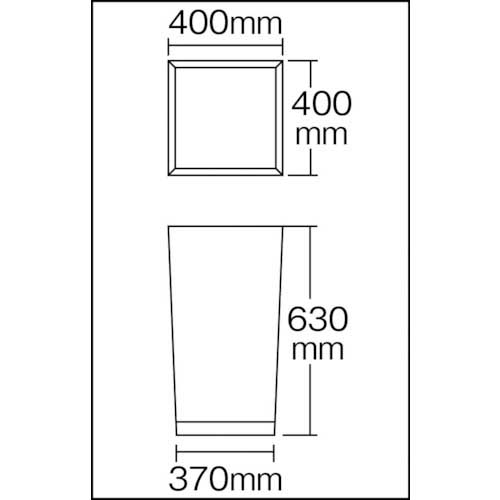 コンドル 屋外用ゴミ箱 パークワイヤーネット(折りたたみ式) 80L 白 YD