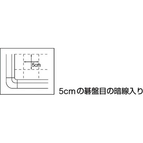 TRUSCO 回転ボード 両面仕様 白X白暗線 900X1800 ブロンズ枠 WRG-304SA