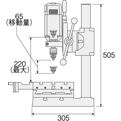 HOZAN 卓上フライス盤 K-280の通販｜現場市場