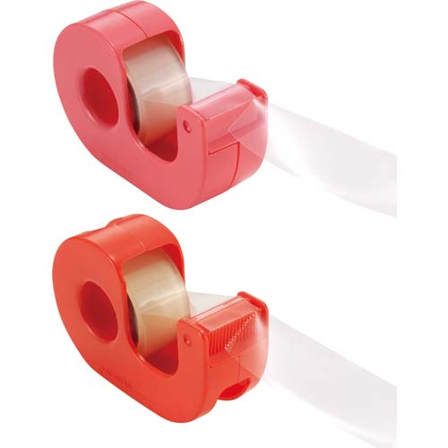 ニチバン セロテープ小巻カッター付 まっすぐ切れるタイプ 幅18mm×長さ8m CT-18DCR