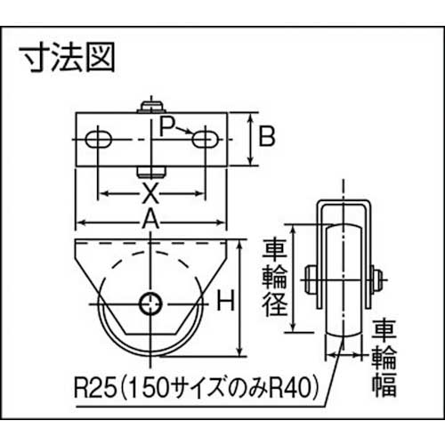 マルコン マルコン枠付重量車 90mm U型 C-2600-90