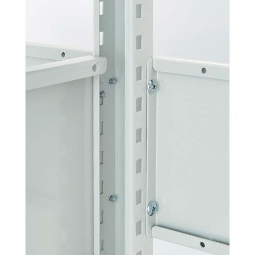 TRUSCO スチールラック K1型抗菌塗装高密度収納棚 背板・側板付