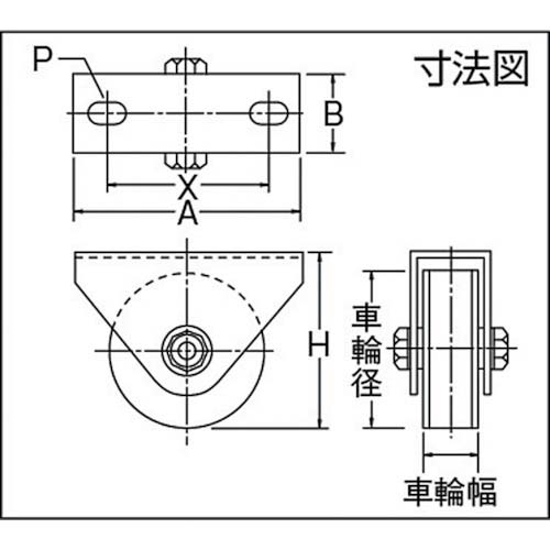 マルコン オールステンレス枠付重量車 150mm 平型 S-3750-150