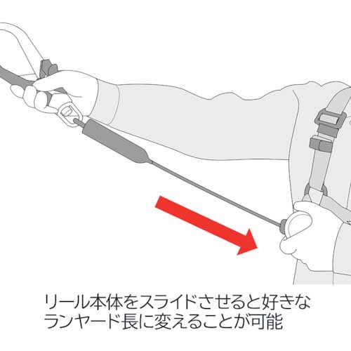 タジマ 胴ベルト用 ER150縦型L1 スチールベルトMセット B1SMER-TL1BKの