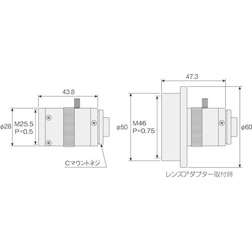 HOZAN 顕微鏡用品 レンズ(Cマウントカメラ用) 倍率0.19～0.93倍 L-630