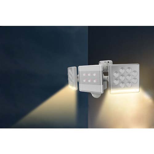 ライテックス LED-AC2030 センサーライト100V LED12W×2灯 フリーアーム式-