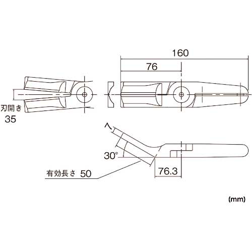 ベッセル 樹脂用フラットロング刃 N50FPFLの通販｜現場市場