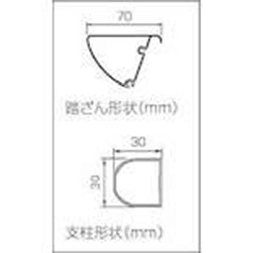 ハセガワ アルミ踏台 SE型 2段 シルバー SE-6Aの通販｜現場市場