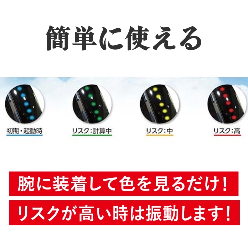 【廃番】ミツフジ リストバンド型ウェアラブルデバイス hamon band HB200-B01