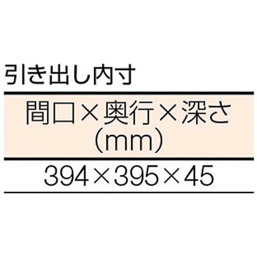 TRUSCO AEWR型作業台 1200X750XH740 薄型1段引出付 AEWR-1275UDK1の