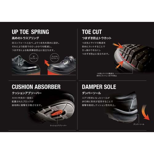 ミドリ安全 女性用静電安全靴 プレミアムハイ・ベルデシリーズ LPM210静電 22.5CM LPM210S-22.5