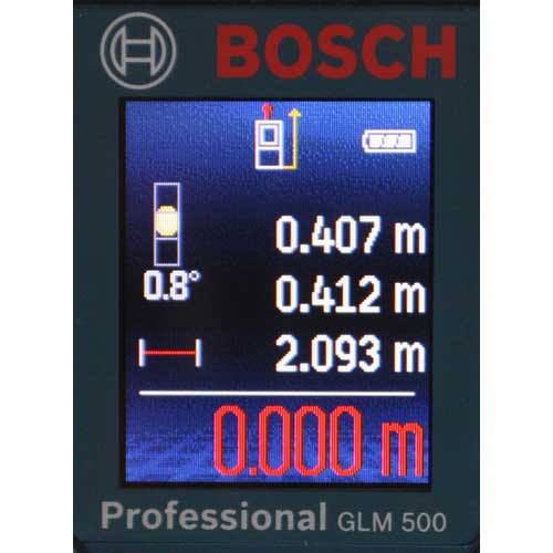 【廃番】ボッシュ レーザー距離計 測定範囲0.05～50m GLM500