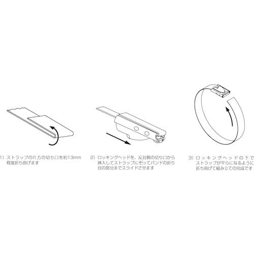 パンドウイット MLTタイプ 長尺ステンレススチールバンド ヘビータイプ