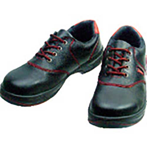 シモン 安全靴 短靴 SL11-R黒/赤 25.5cm SL11R-25.5の通販｜現場市場