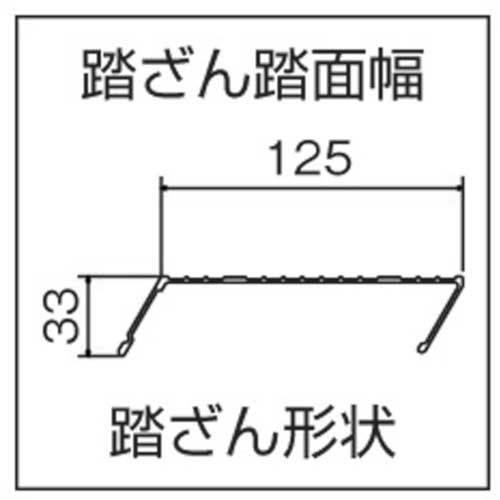 ナカオ 作業用踏台5段1.5m A-115の通販｜現場市場