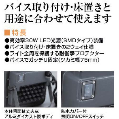 ハタヤ 30W LEDケイ・ライト LWA-30の通販｜現場市場