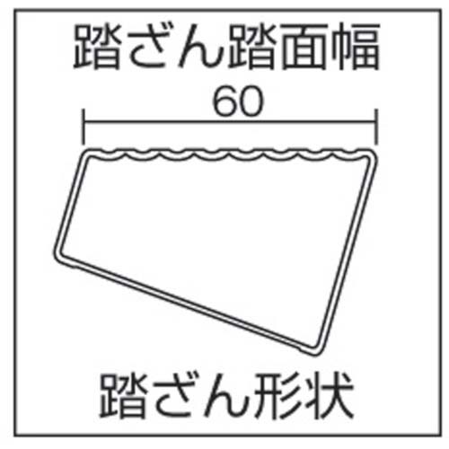 ピカ 専用脚立SEC-S型 溶接タイプ 天板高さ1.5m SEC-S150