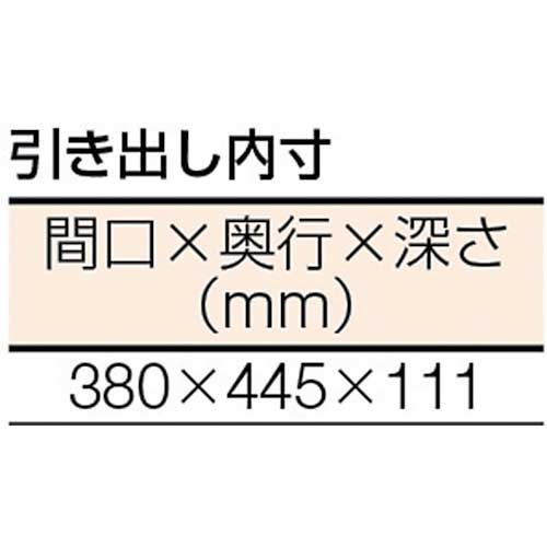 TRUSCO DW型作業台 1200X750XH740 2列引出付 DW-1200FL2の通販｜現場市場