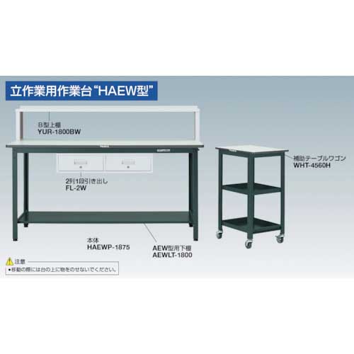 TRUSCO HAEWS型立作業台 1200X600XH885 HAEWS-1260の通販｜現場市場