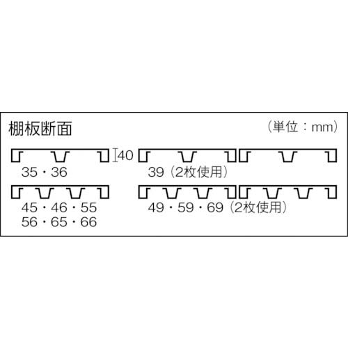 TRUSCO R3型用棚板 1200X900 中受付 R3-T49Sの通販｜現場市場