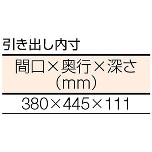 TRUSCO RHW型作業台 1200X750XH740 2列引出付 緑 RHW-1200FL2の通販