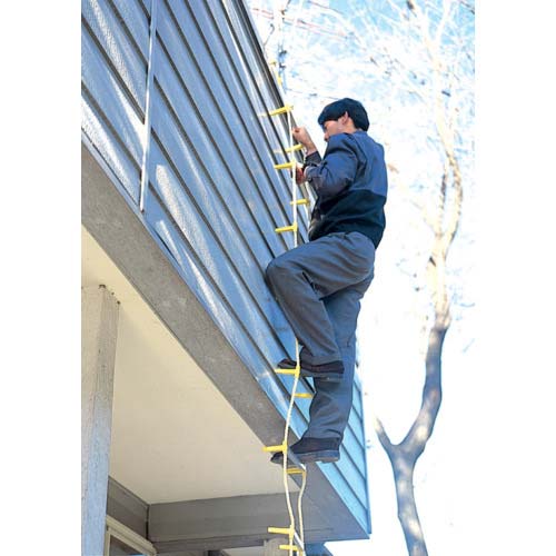 八ツ矢 アルミ縄はしご15m 12048