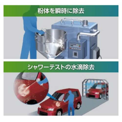 SMC インパクトブローガン本体 アジャスタ付 8mmワンタッチ管継手式 ロングノズル50mm IBG11H08-01