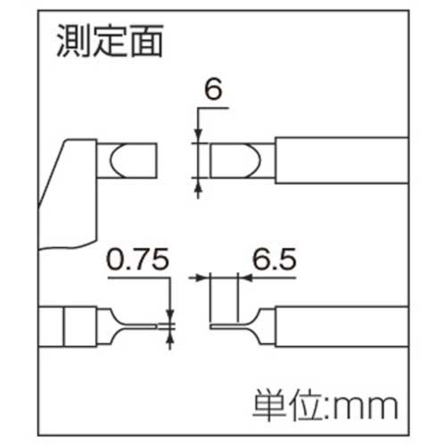 SK 直進式ブレードマイクロメーター BAタイプ 測定範囲0～25mm MC201