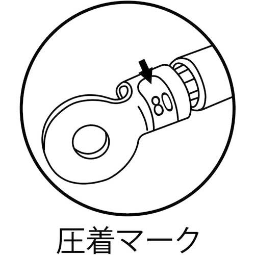 エビ 強力型圧着工具 使用範囲22・38・60・80・100 AK100の通販｜現場市場