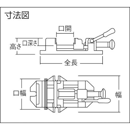 TRUSCO クイックグリップバイス F型 75mm FQ-75の通販｜現場市場