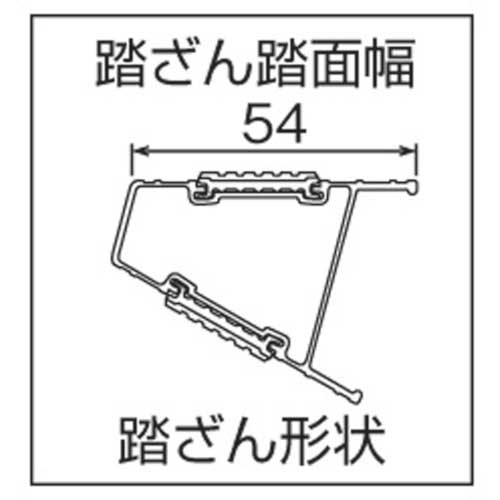 アルインコ 兼用脚立 2.00m 最大使用質量100kg MXJ210Fの通販｜現場市場