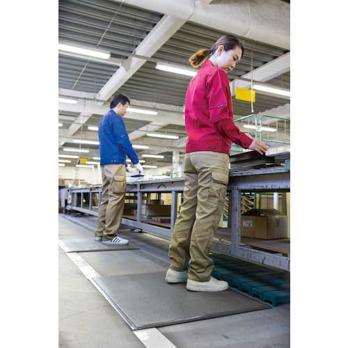 テラモト テラクッション極厚 グレー 900×1500mm MR-069-044-5