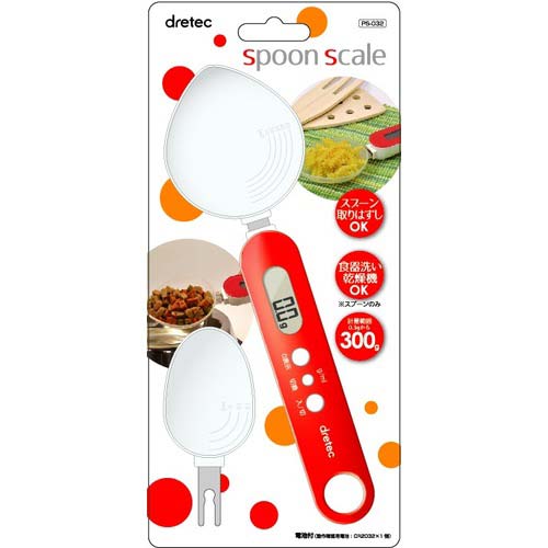 dretec スプーンスケール レッド PS-032RD