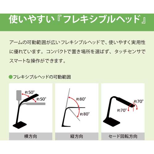 ホタルクス LEDスタンド スノーホワイト HSD16022W-D12の通販｜現場市場