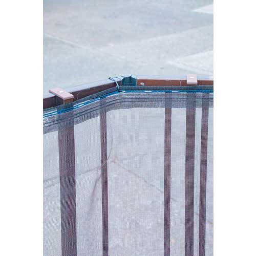 TRUSCO 景観保護防風ネット 目合い1mm目 幅2X長さ6m ブラウン WN126