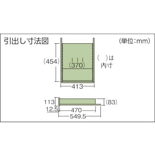 TRUSCO DW型作業台 1200X750XH740 3段引出付 DW-1200D3の通販｜現場市場