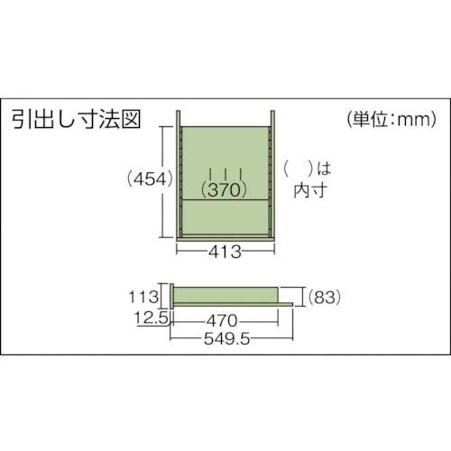 TRUSCO RDW型作業台 1200X750XH740 3段引出付 RDW-1200D3の通販｜現場市場