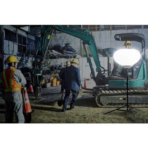 【廃番】アイリスオーヤマ 283420 工事用バルーンライト37000lm LWB-40000S-W