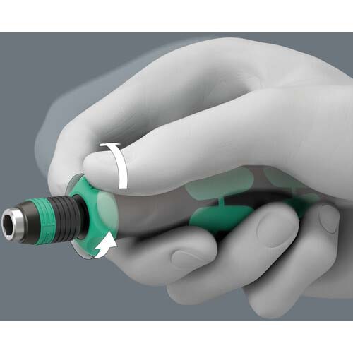 Wera 838 RA-R M ラチェット機能付き差替式ビットホルダー 6.35ミリ 051493